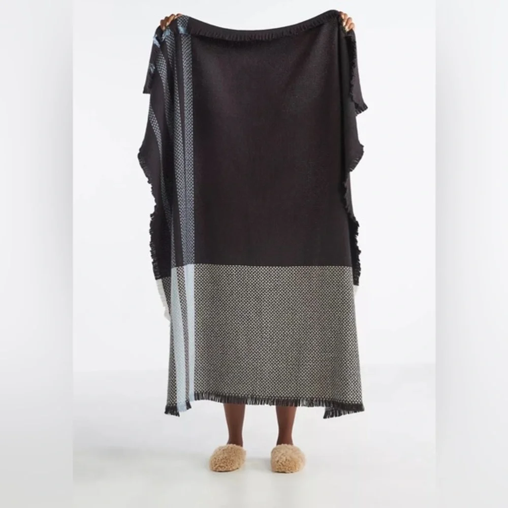 Cashmere Lambswool Throw Blanket
